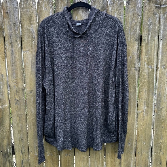 Old Navy Soft Spun Hoodie in Charcoal Heather Sz XL - Picture 1 of 11